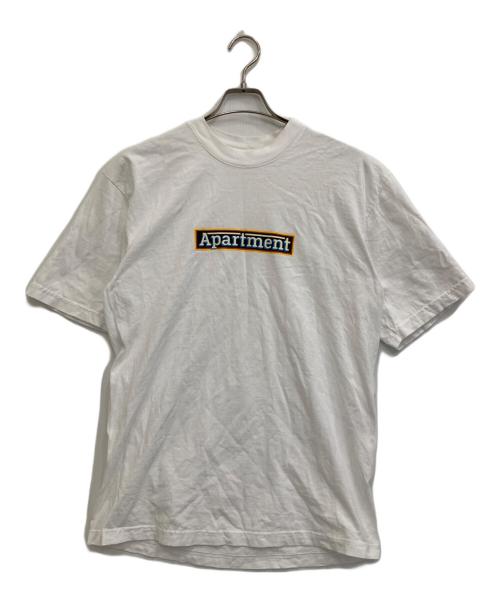 The Almeda Club（ザアラメダクラブ）THE ALMEDA CLUB (ザアラメダクラブ) プリントTシャツ ホワイト サイズ:Mediumの古着・服飾アイテム