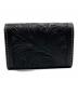 KC's LEATHER CRAFT (ケーシーズ) カービングレザーミニウォレット ブラック：7000円