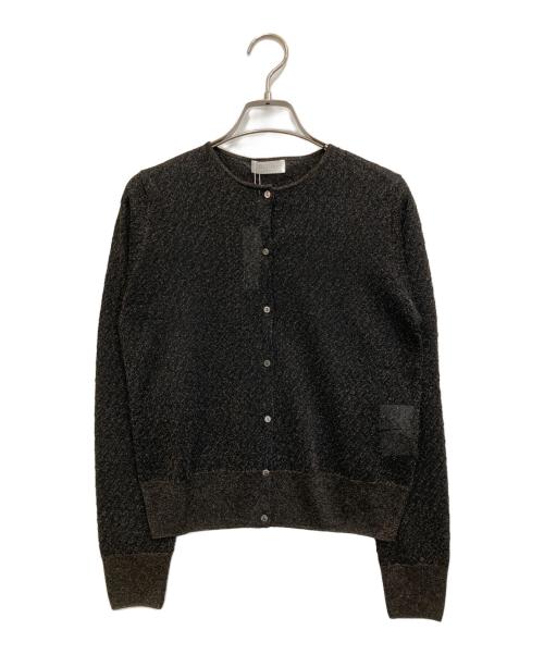 BALLSEY（ボールジィ）BALLSEY (ボールジィ) シアーラメカーディガン ブラック サイズ:Ｓの古着・服飾アイテム