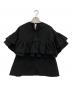COEL (コエル) ダブルフリルブラウス シャツ ブラック サイズ:FREE：6000円