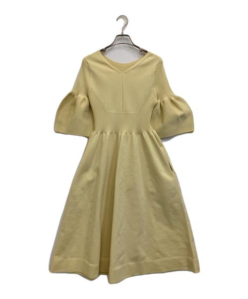CELFORD（セルフォード）CELFORD (セルフォード) ルスリーブホールガーメントワンピース イエロー サイズ:36の古着・服飾アイテム