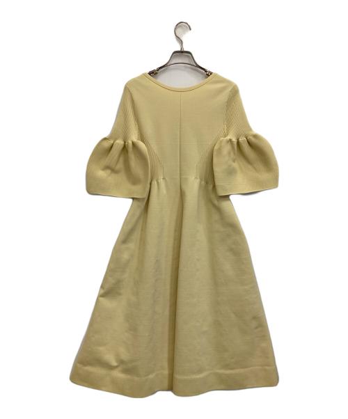 CELFORD（セルフォード）CELFORD (セルフォード) ルスリーブホールガーメントワンピース イエロー サイズ:36の古着・服飾アイテム