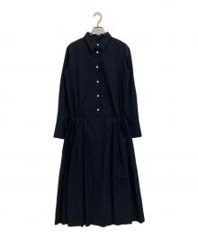 allureville（アルアバイル）の古着「シャツワンピース」｜ネイビー