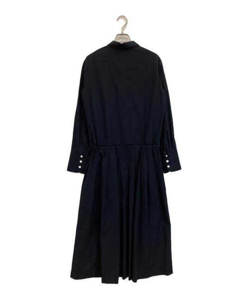 allureville（アルアバイル）allureville (アルアバイル) シャツワンピース ネイビー サイズ:2の古着・服飾アイテム