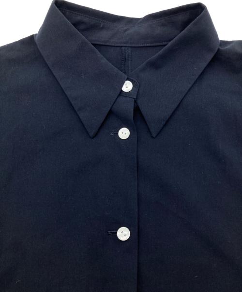 allureville（アルアバイル）allureville (アルアバイル) シャツワンピース ネイビー サイズ:2の古着・服飾アイテム