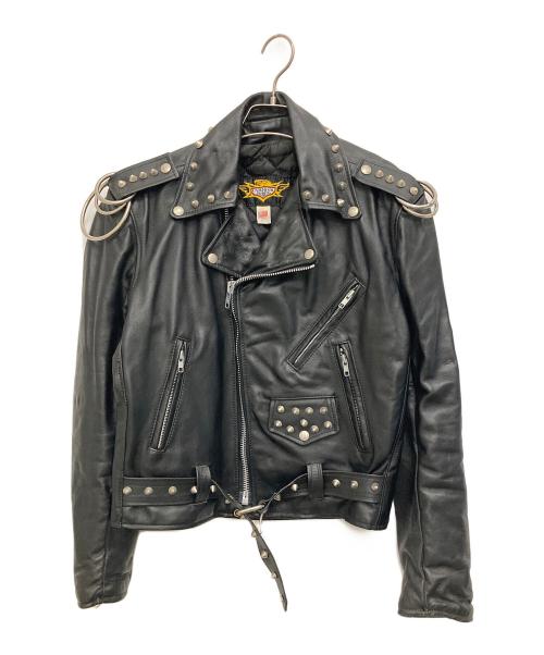 universal rider（ユニバーサルライダー）universal rider (ユニバーサルライダー) ライダースジャケット ブラック サイズ:SIZE 32の古着・服飾アイテム