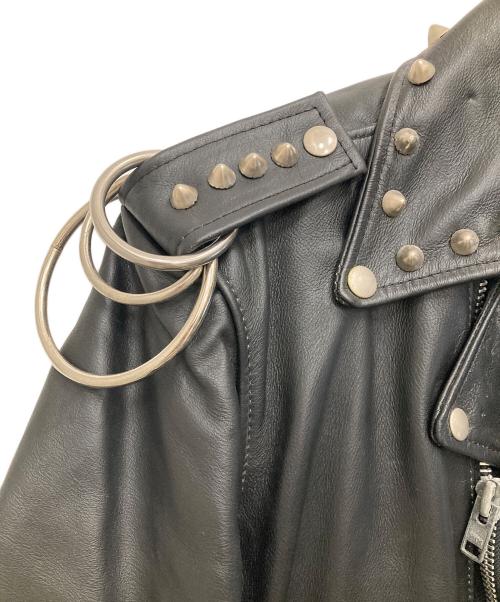 universal rider（ユニバーサルライダー）universal rider (ユニバーサルライダー) ライダースジャケット ブラック サイズ:SIZE 32の古着・服飾アイテム