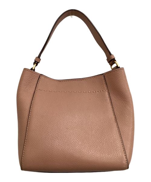 TORY BURCH（トリーバーチ）TORY BURCH (トリーバーチ) マックグロースモールバケットバッグ ピンクの古着・服飾アイテム