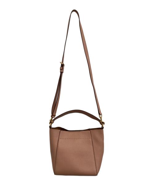 TORY BURCH（トリーバーチ）TORY BURCH (トリーバーチ) マックグロースモールバケットバッグ ピンクの古着・服飾アイテム