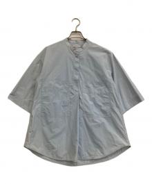 YONFA（ヨンファ）の古着「プルオーバーシャツ」｜スカイブルー