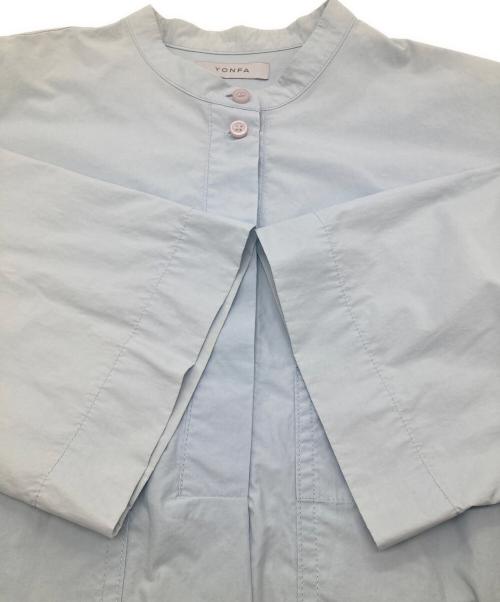 YONFA（ヨンファ）YONFA (ヨンファ) プルオーバーシャツ スカイブルー サイズ:FREEの古着・服飾アイテム