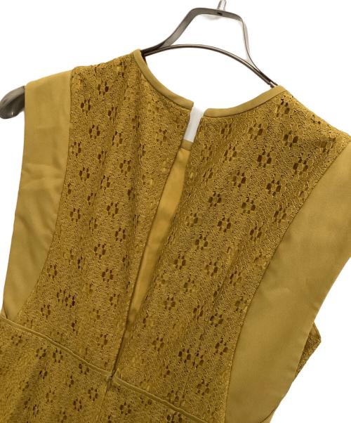 CLANE（クラネ）CLANE (クラネ) ヴィンテージ レース カーブ ワンピース オレンジ サイズ:1の古着・服飾アイテム