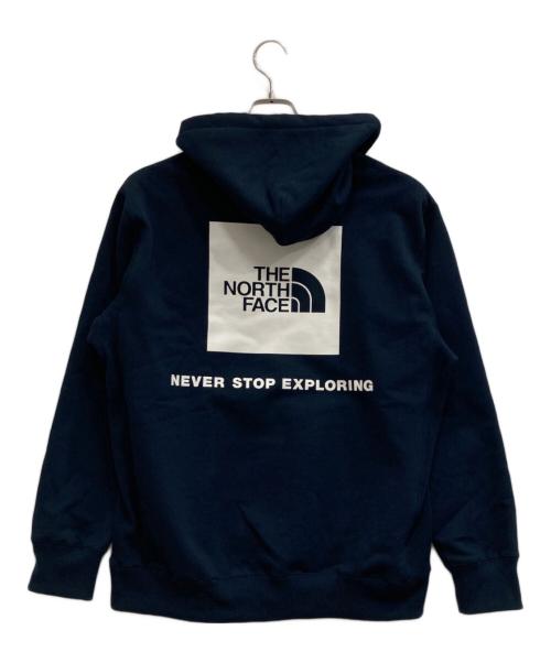 THE NORTH FACE（ザ ノース フェイス）THE NORTH FACE (ザ ノース フェイス) スクエアロゴフーディ ネイビー サイズ:Lの古着・服飾アイテム