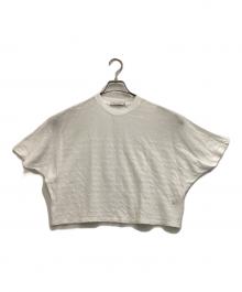 T by ALEXANDER WANG（ティーバイアレキサンダーワン）の古着「半袖ニット」｜ホワイト
