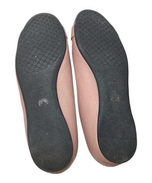 GUCCI（グッチ）GUCCI (グッチ) GGマーモントフラットシューズ ピンク サイズ:35 1/2の古着・服飾アイテム