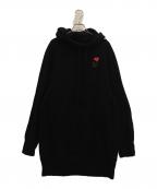 Vivienne Westwood manヴィヴィアン ウェストウッド マン）の古着「ハート＆オーブ刺繍フーディニット」｜ブラック