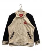 Vivienne Westwood RED LABELヴィヴィアンウエストウッドレッドレーベル）の古着「スウェットスタジャン」｜ベージュ×ブラック