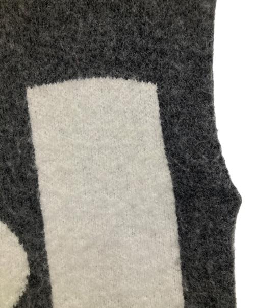 THE TOE（ザ・トゥー）the toe (ザ・トゥー) ニットベスト グレー サイズ:Sの古着・服飾アイテム