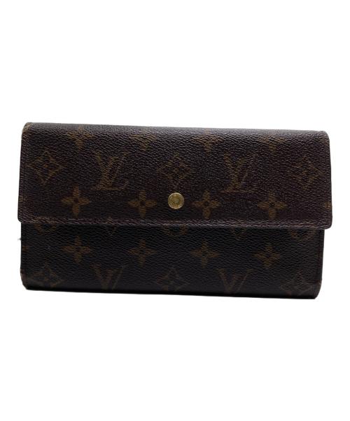 LOUIS VUITTON（ルイ ヴィトン）LOUIS VUITTON (ルイ ヴィトン) 3つ折り財布 ブラウンの古着・服飾アイテム