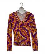 Emilio Pucciエミリオ プッチ）の古着「総柄カットソー」｜パープル