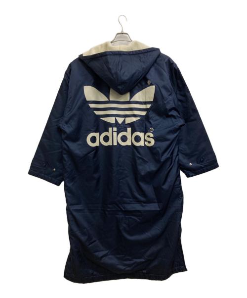 adidas（アディダス）adidas (アディダス) ベンチコート ネイビー サイズ:Lの古着・服飾アイテム