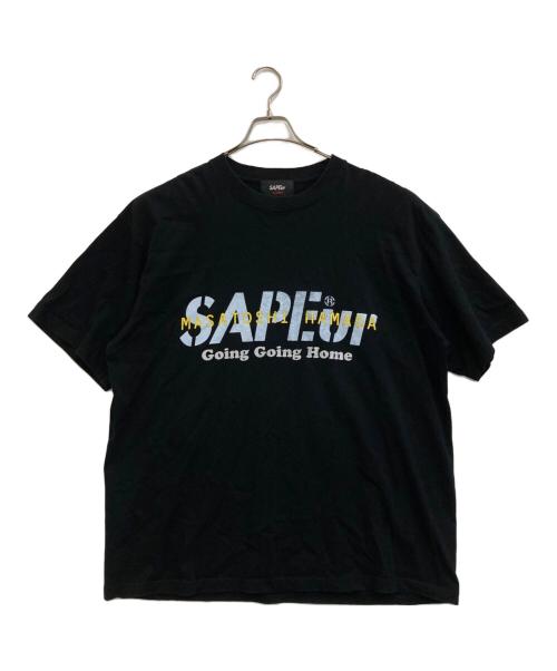 SAPEur（サプール）SAPEur (サプール) Tシャツ ブラック サイズ:XLの古着・服飾アイテム
