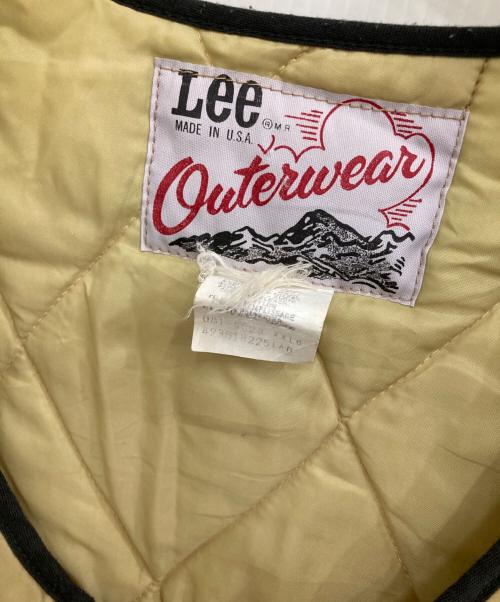 LEE（リー）LEE (リー) キルティングベスト ベージュ サイズ:-の古着・服飾アイテム