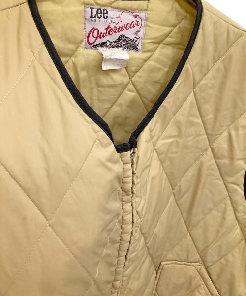 LEE（リー）LEE (リー) キルティングベスト ベージュ サイズ:-の古着・服飾アイテム