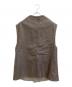USED (ユーズド) レザーベスト ブラウン サイズ:サイズ表記無し：4000円