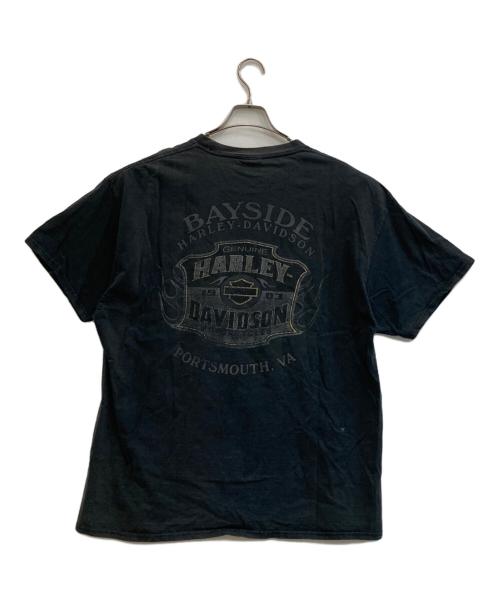 HARLEY-DAVIDSON（ハーレーダビッドソン）HARLEY-DAVIDSON (ハーレーダビッドソン) プリントTシャツ ブラック サイズ:XLの古着・服飾アイテム