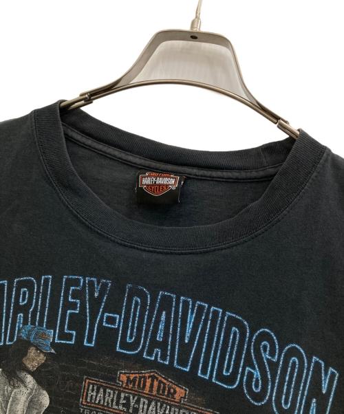 HARLEY-DAVIDSON（ハーレーダビッドソン）HARLEY-DAVIDSON (ハーレーダビッドソン) プリントTシャツ ブラック サイズ:XLの古着・服飾アイテム