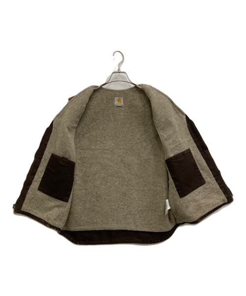 CarHartt（カーハート）CarHartt (カーハート) 裏ボアダックベスト ブラウン サイズ:Lの古着・服飾アイテム