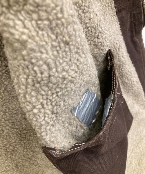 CarHartt（カーハート）CarHartt (カーハート) 裏ボアダックベスト ブラウン サイズ:Lの古着・服飾アイテム