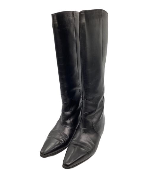 CORSO ROMA 9（コルソローマノーヴェ）CORSO ROMA 9 (コルソローマノーヴェ) ロングブーツ ブラック サイズ:size37の古着・服飾アイテム