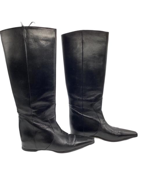 CORSO ROMA 9（コルソローマノーヴェ）CORSO ROMA 9 (コルソローマノーヴェ) ロングブーツ ブラック サイズ:size37の古着・服飾アイテム