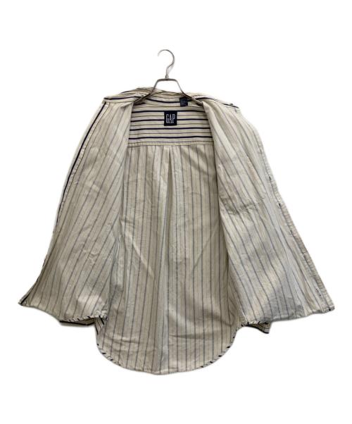 GAP（ギャップ）GAP (ギャップ) ストライプシャツ アイボリー サイズ:Mの古着・服飾アイテム