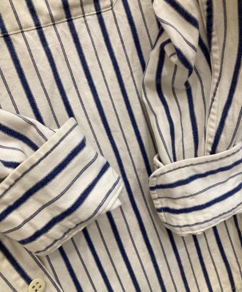 GAP（ギャップ）GAP (ギャップ) ストライプシャツ アイボリー サイズ:Mの古着・服飾アイテム