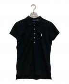 POLO RALPH LAURENポロ・ラルフローレン）の古着「ポロシャツ」｜ブラック