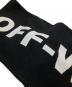 OFFWHITE (オフホワイト) THERMO MAN SCARF ブラック：9000円