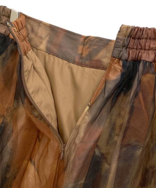 Ameri（アメリ）AMERI (アメリ) スカート ブラウン サイズ:Mの古着・服飾アイテム