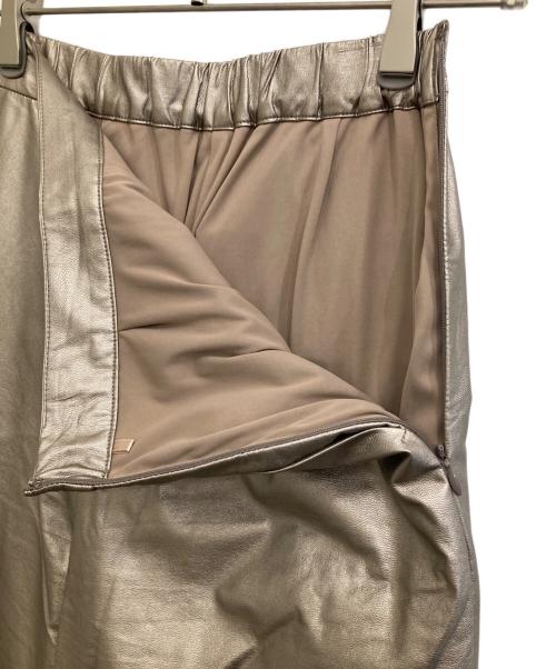 Ameri（アメリ）AMERI (アメリ) UND 2WAY LAYERED PANTS ゴールド サイズ:Mの古着・服飾アイテム