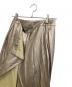 中古・古着 AMERI (アメリ) UND 2WAY LAYERED PANTS ゴールド サイズ:M：7000円
