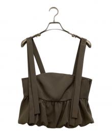 Ameri（アメリ）の古着「ビスチェ」｜ブラウン