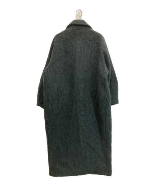 Ameri（アメリ）AMERI (アメリ) DEFORMATION COLLAR SHAGGY COA グリーン サイズ:Mの古着・服飾アイテム