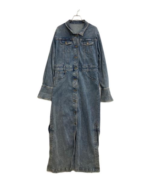 Ameri（アメリ）AMERI (アメリ) I LINE DENIM SHIRT DRESS インディゴ サイズ:Mの古着・服飾アイテム