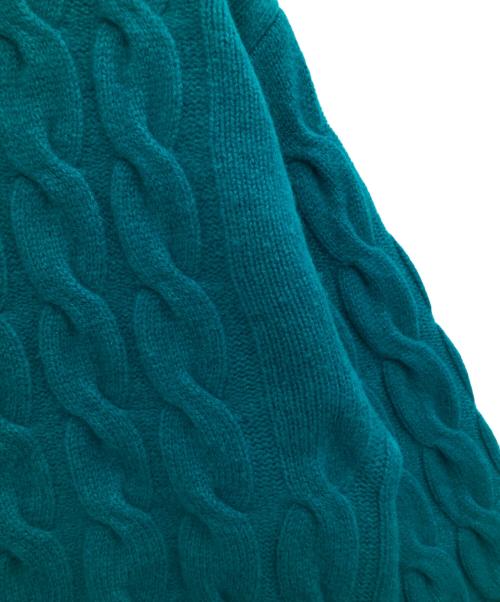 BATONER（バトナ―）BATONER (バトナ―) SUPREME LAMB CABLE MOCK NECK スカイブルー サイズ:2の古着・服飾アイテム