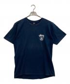 stussyステューシー）の古着「ロゴTシャツ」｜ネイビー