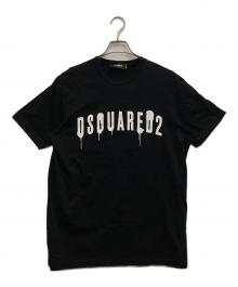 DSQUARED2（ディースクエアード）の古着「ロゴプリントTシャツ」｜ブラック