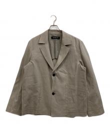 GALERIE VIE（ギャルリーヴィー）の古着「フレンチリネン サックジャケット」｜ベージュ