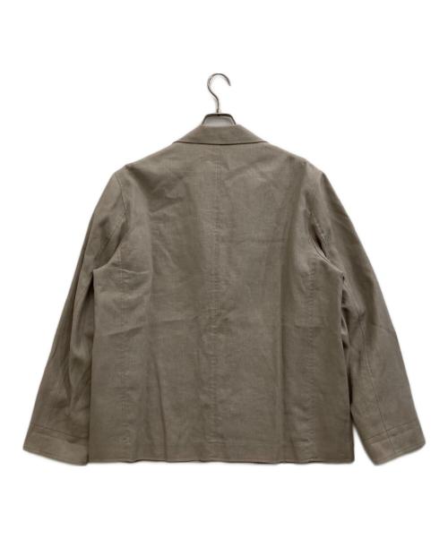 GALERIE VIE（ギャルリーヴィー）GALERIE VIE (ギャルリーヴィー) フレンチリネン サックジャケット ベージュ サイズ:Fの古着・服飾アイテム